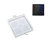 Holographic Silicone Coaster Mold - Square shape