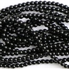 4mm Japanese Quality Acrylic Pearls - Black
