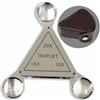 Jewelers Deluxe Eye Loupe -  3-IN-1 Triplet Loupe