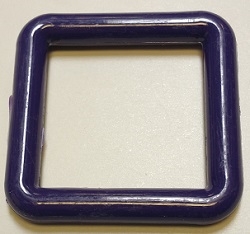 3" Square Marbella Plastic Ring
