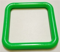 4" Sqaure Marbella Plastic Ring