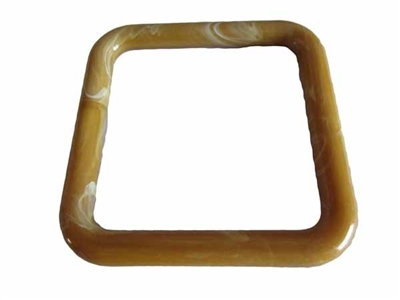 8" Square Marbella Plastic Ring