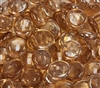 Flat Glass Marbles- PEACH LUSTER