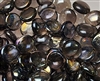 Flat Glass Marbles- SMOKE PURPLE IRIS
