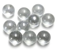 Round Glass Marbles- CLEAR (15mm)