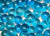 Round Glass Marbles- ICE BLUE
