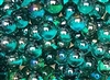 Round Glass Marbles- TEAL LUSTER