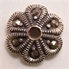 Marcasite Flower Beadcap