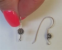 Marcasite Fishhook Earrings
