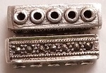 Marcasite 5-Hole Spacer Bar
