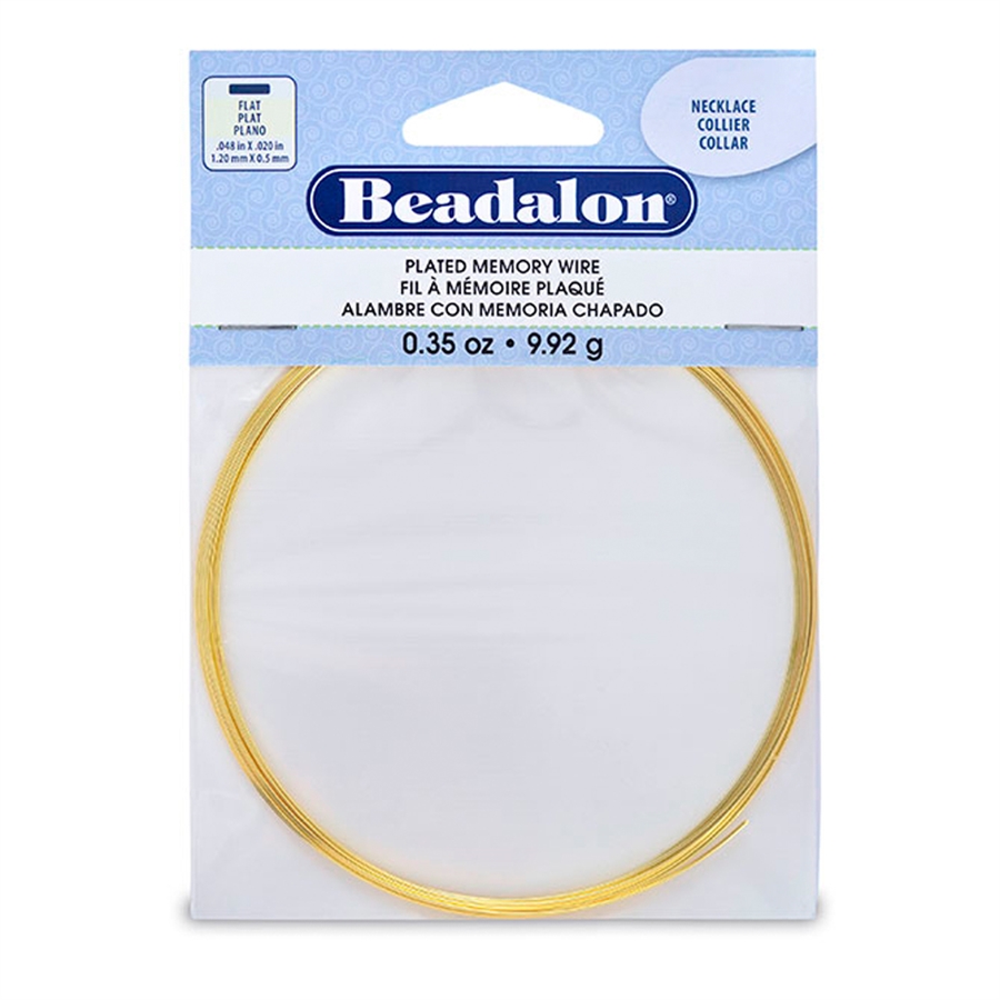 Beadalon Flat Memory Wire - Necklace