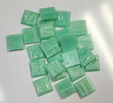 Vitreous Glass Mosaic Tiles- KEY LIME