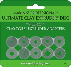 Makins Ultimate Clay Extruder Disc Set C