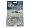 Etched Mirror with Feet - 3"