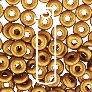 O Bead-BRASS GOLD