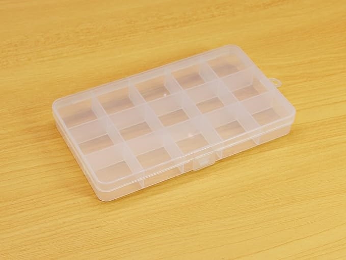 15 Compartment Plastic storage container