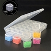 28 Compartment Flip top Storage Container - Individual Compartments