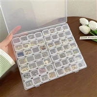 56 Compartment Flip top Storage Container - Rows of 4