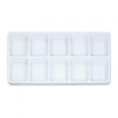 Plastic Tray Liner Insert - 10 Compartment