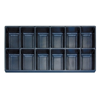 Plastic Tray Liner Insert - 12 Compartment