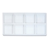 Plastic Tray Liner Insert - 8 Compartment