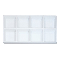 Plastic Tray Liner Insert - 8 Compartment