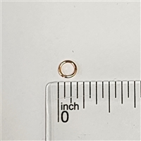 4mm, 21 gauge, Open Jump Ring - Rose Gold Plated