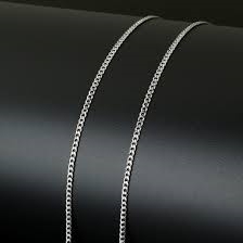 .6mm Curb Silver Plated Finished Necklace Chain