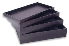 Plastic Utility Trays - 7 3/4" X 8 1/4" X 1"