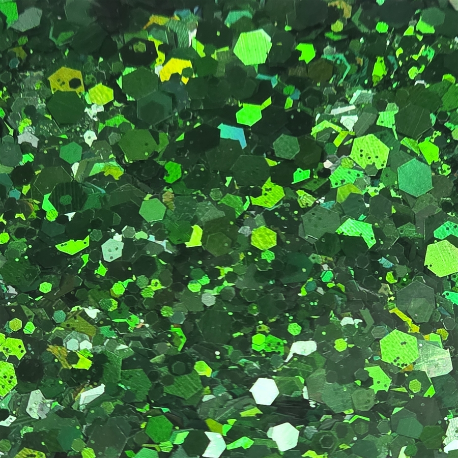 Polyester Glitter - Chunky Mix - Emerald City