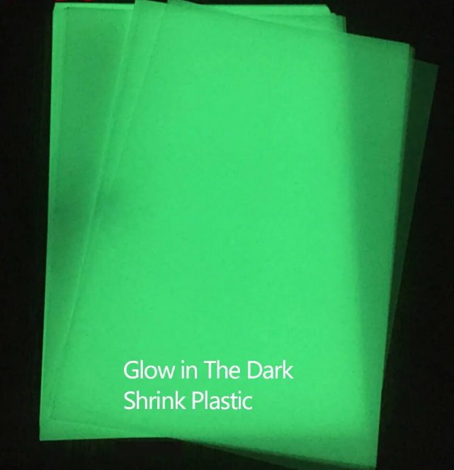 Polyshrink Sheets - Glow in the Dark