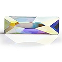 Preciosa Crystal  12 x 4mm Slim Baguette Flat Back MAXIMA - Crystal AB