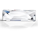 Preciosa Crystal  12 x 4mm Slim Baguette Flat Back MAXIMA - Crystal