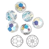 Preciosa - 12mm Rounds - Crystal AB