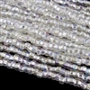 6/0 Preciosa Czech Seed Bead- Crystal AB Silver Lined (78109)