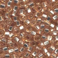 6/0 Preciosa Czech Seed Bead- Champagne Silver Lined (08288)