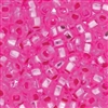 6/0 Preciosa Czech Seed Bead- Fuchsia Dyed Silver Lined (18277)