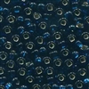 6/0 Preciosa Czech Seed Bead- Montana Silver Lined (67100)