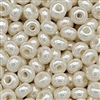 6/0 Preciosa Czech Seed Bead- Opaque Pearl Eggshell (46113)