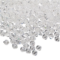 8mm Preciosa Crystal Bicone Bead- CRYSTAL