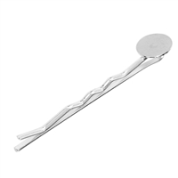 Premium Bobby Pin with Pad-Silver
