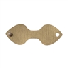 Plastic Snap Price Tags - Gold
