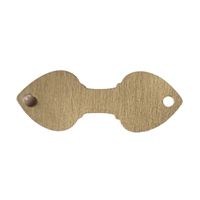 Plastic Snap Price Tags - Gold