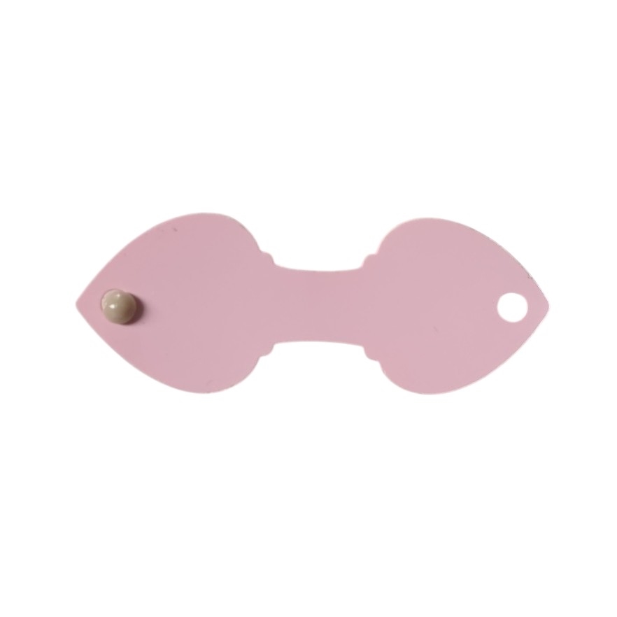 Plastic Snap Price Tags - Pink
