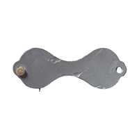 Plastic Snap Price Tags - Silver