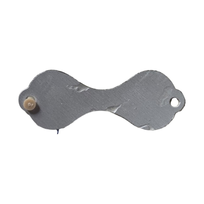 Plastic Snap Price Tags - Silver