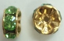 6mm Large Stone Rondell-ERINITE/GOLD