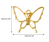 Resin Frames - Gold - Butterfly