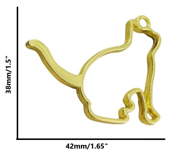 Resin Frames - Gold - Butterfly