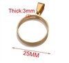 Resin Frames - Gold - Circle